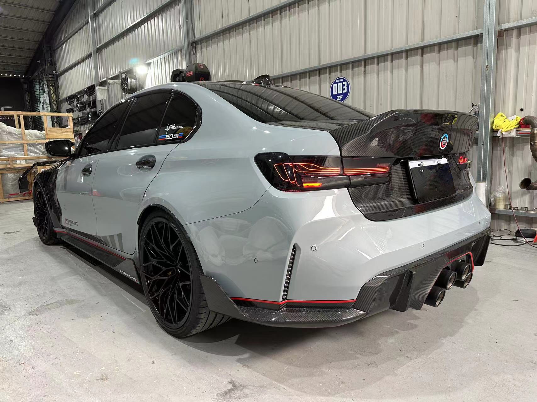 DIFUSOR TRASERO ESTILO MP - BMW M4/M3 G80/G81/G82/G82/G83