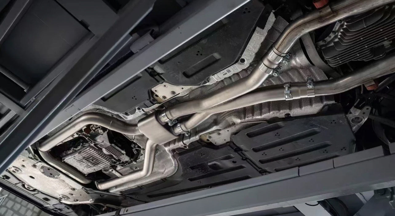 MIDPIPE DE ACERO INOXIDABLE AE DESIGN – BMW M4/M3/M2 G87/G80/G81/G82/G83