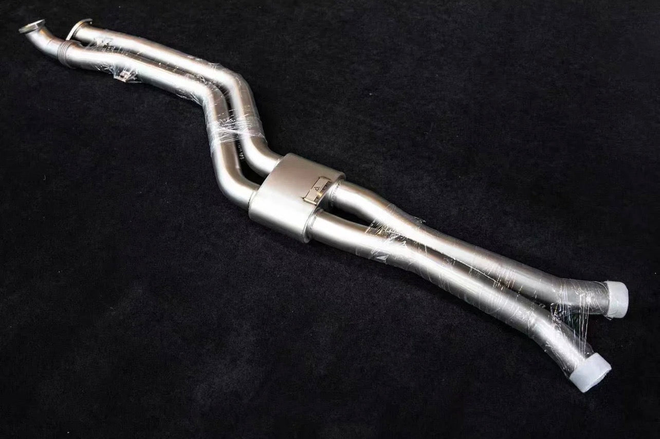 MIDPIPE ESTILO GT4 DE ACERO INOXIDABLE AE DESIGN – BMW M4/M3/M2 G87/G80/G81/G82/G83