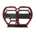 PARRILLA DELANTERA ESTILO CSL (BORDES ROJOS) – BMW M3/M4 G80/G81/G82/G83